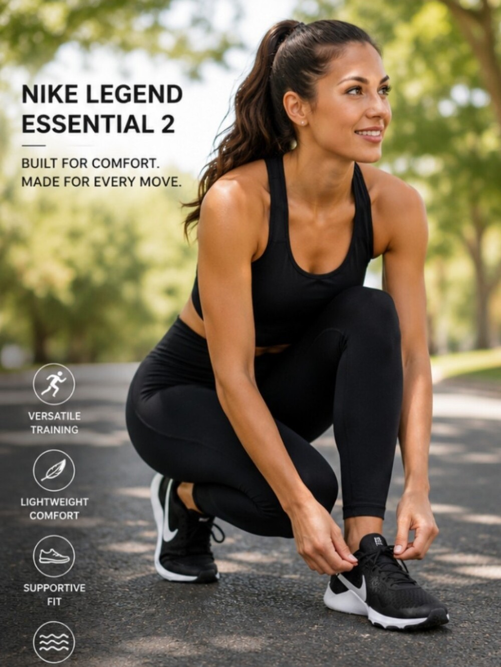 (New) Nike Legend Essential 2 Athletic Women's Training Shoes - Picture 4 of 11
